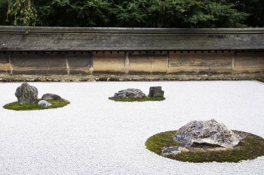 Zen Bahçe ryoanji Tapınağı, kyoto, Japonya