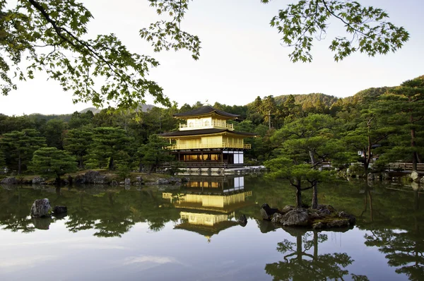 Kinkakuji Temple of the Golden Pavilion, Kyoto, Japan. — Stock Photo, Image