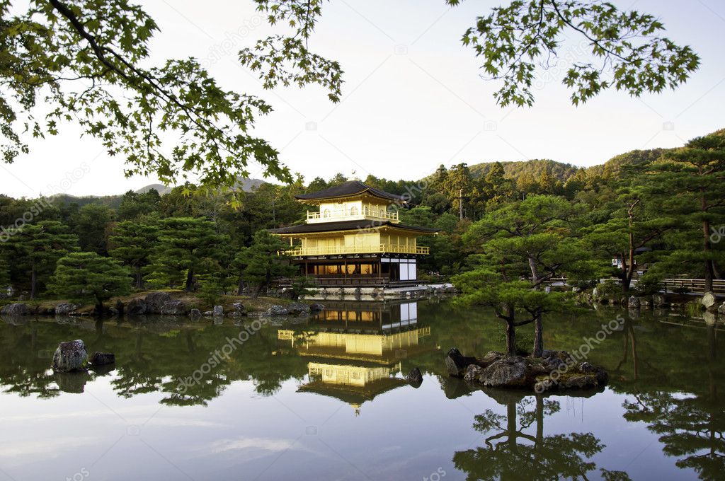 Kinkakuji Temple of the Golden Pavilion, Kyoto, Japan.