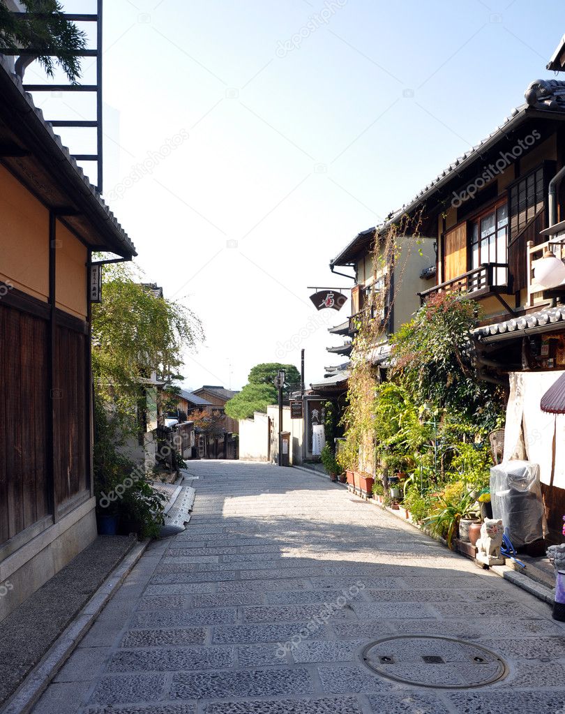 Street leading to Kiyomizu Temple, Kyoto, Japan