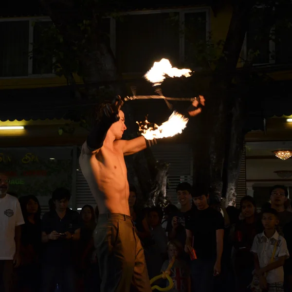 BANGKOK - JEC 16 : Phra Athit Walking Street, festival "Rattanakosin recall" — Photo