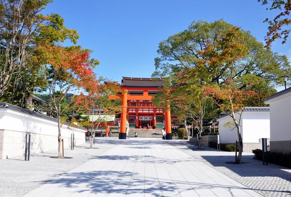 Fushimi Inari tapınak kyoto - Japonya — Stok fotoğraf