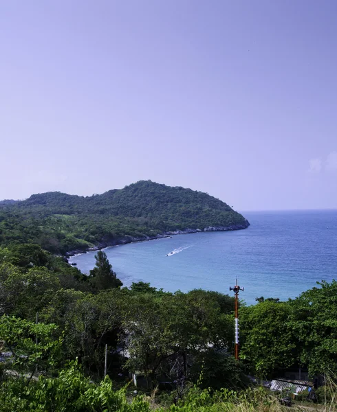 Top view of koh sichang island ,thailand — Stock Photo, Image