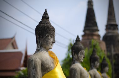 ayutthaya, Tayland'ın eski Buda heykelleri