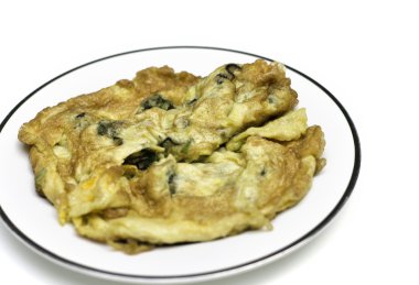 istiridye yumurta omlet ateşle