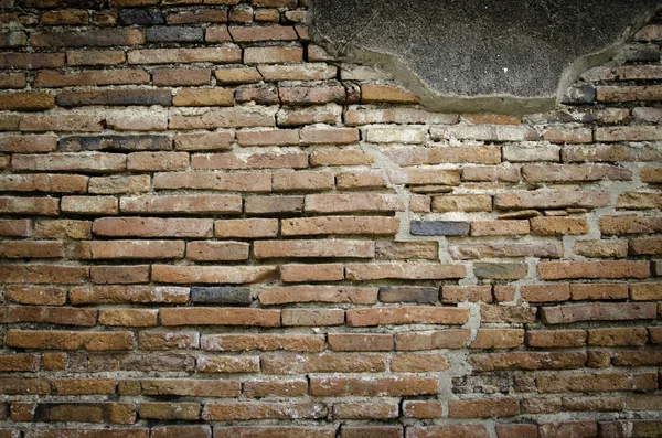 Bakstenen muur - oude vesting — Stockfoto