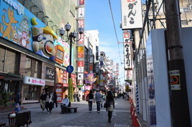 Osaka - 23 Ekim: dotonbori 23 Ekim 2012 Osaka, Japonya.