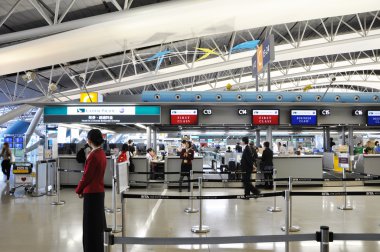 Osaka, Japonya - Ekim 24: 20 tarihinde alınan kansai Uluslararası Havaalanı