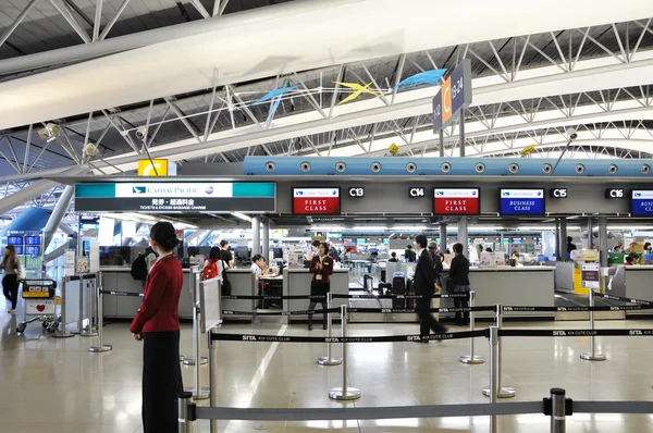 OSAKA, GIAPPONE - 24 OTTOBRE: Aeroporto Internazionale Kansai, preso il 20 — Foto Stock