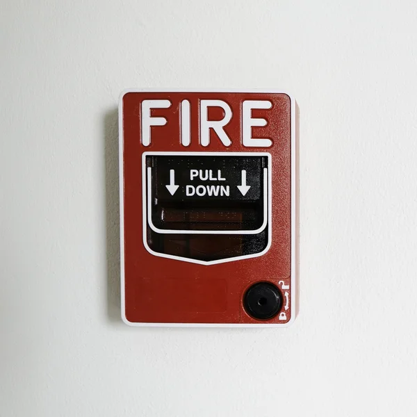 Yangın alarmı düğmesi — Stok fotoğraf