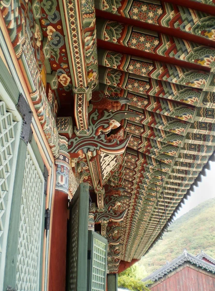 Detailaufnahme des Beomeosa Tempels, Busan, Südkorea — Stockfoto