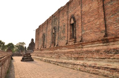 WAT maheyong, antik tapınak ilindeki ayutthaya, Tayland