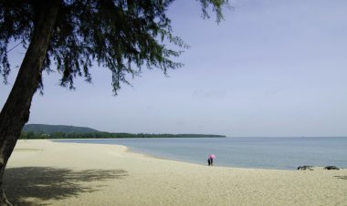 samila beach: songkhla, thailand