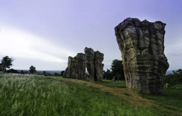 Mor hin khao chaiyaphum, kamenné henge Thajska — Stock fotografie