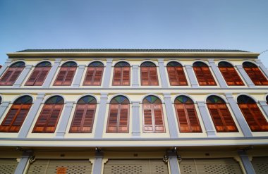 eski Bina cepheleri,: songkhla, thailand