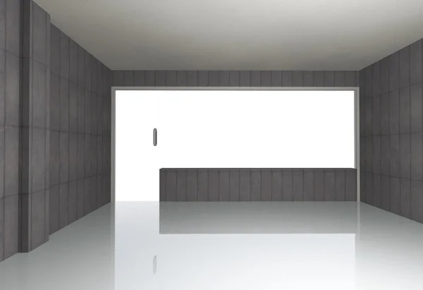 裸のコンクリートの部屋 — ストック写真