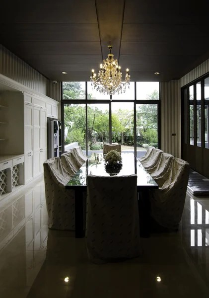 Dining Room in Luxury Home — Stock Photo, Image