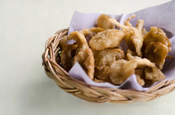Deep fried sajor-caju mushroom — Stock Photo, Image