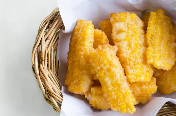 Deep fried corn — Stock Photo, Image