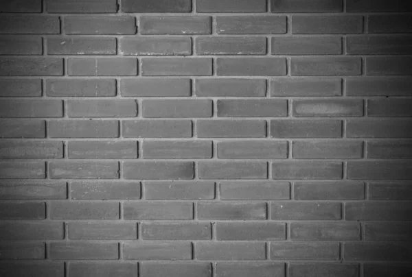 Ziegelwand in schwarz-weiß — Stockfoto