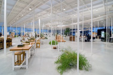 Sanayi alanı, iç modern atölye