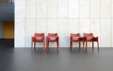 modern deri koltuk ile güzel iç