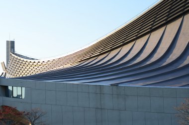 serbest form çatı yoyogi ulusal spor salonu