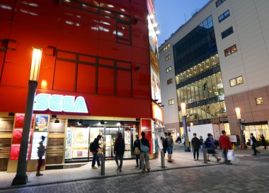 Tokyo - Kasım 21: insanlar alışveriş bölgesine akihabara ziyaret