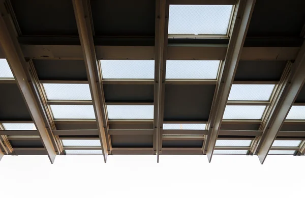 Pattern of metal roof structure — Stock Photo, Image