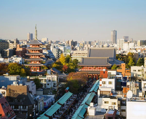 Senso-ji Tapınağı asakusa, tokyo, Japonya. — Stok fotoğraf