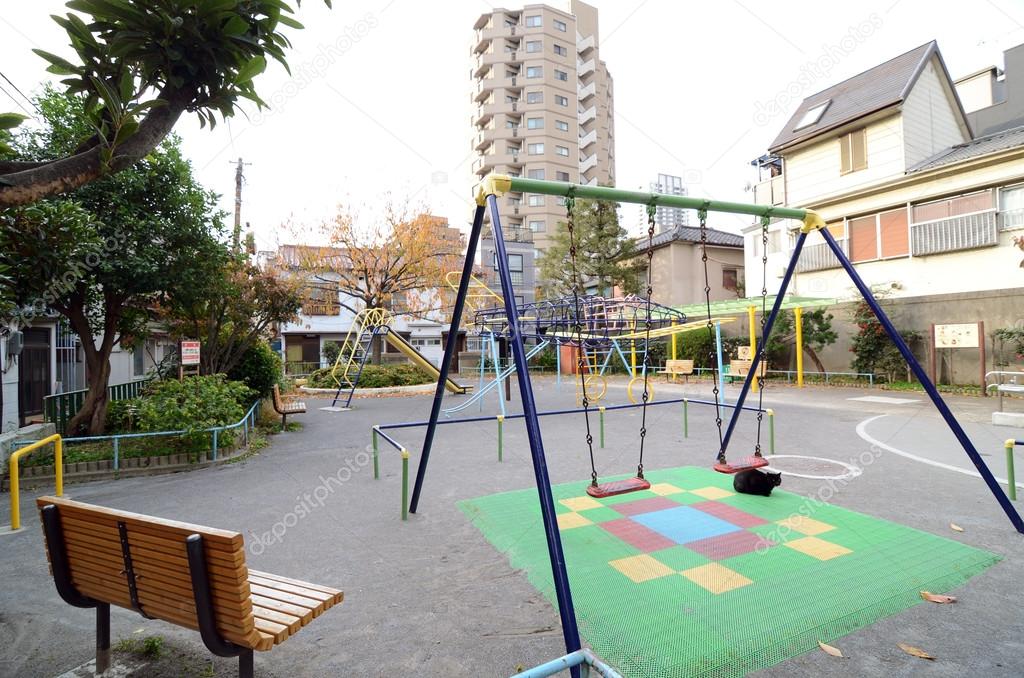 Children playground in the Tokyo, Japan