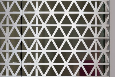 Altıgen çelik cephe desen