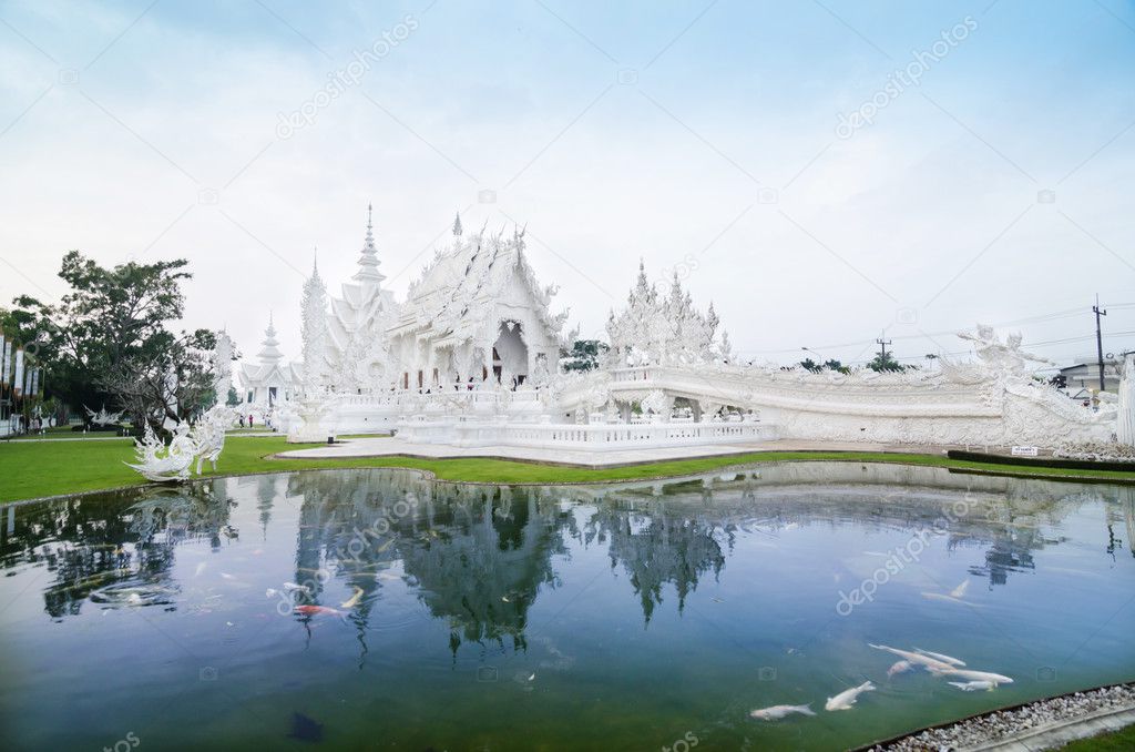 Wat Rong Khun at Chiang Rai, Thailand. 
