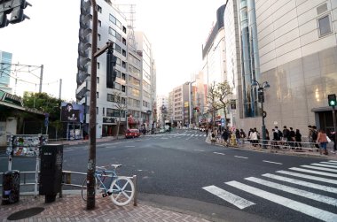 Tokyo, Japonya - 28 Kasım: shibuya gençlik moda bilinen 