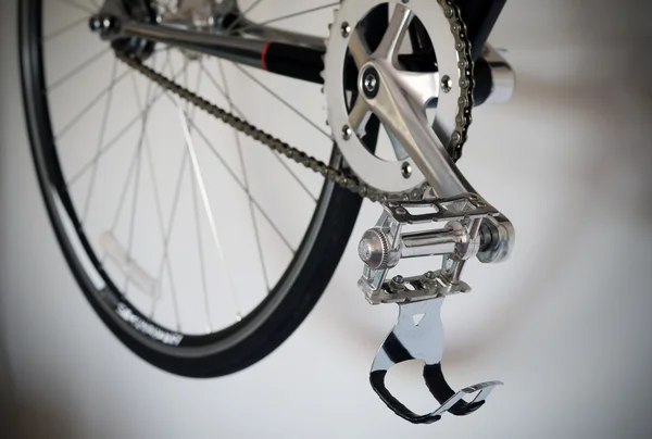 Close up of bicycle's pedal — Stock Photo, Image