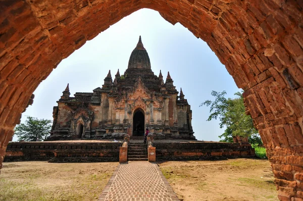 Htilominlo Tapınağı, bagan, myanmar — Stok fotoğraf