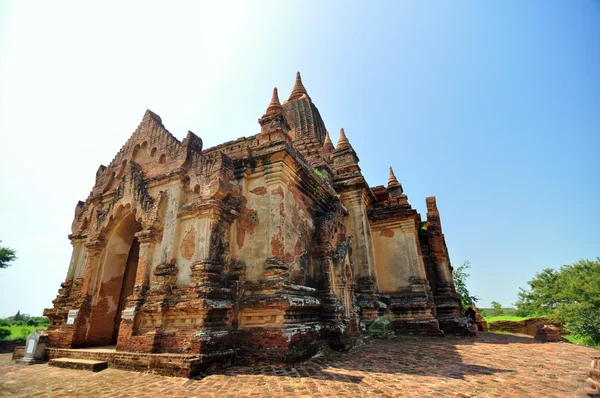 Chrám Htilominlo v Baganu, Myanmar — Stock fotografie