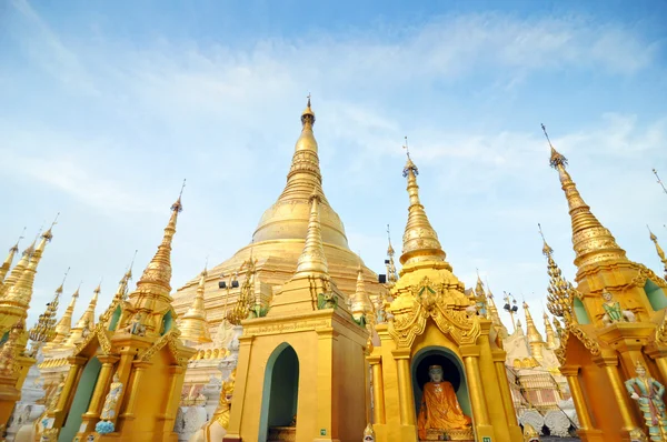 Shwedagon Paya, Yangon, Myanmar — Stock fotografie
