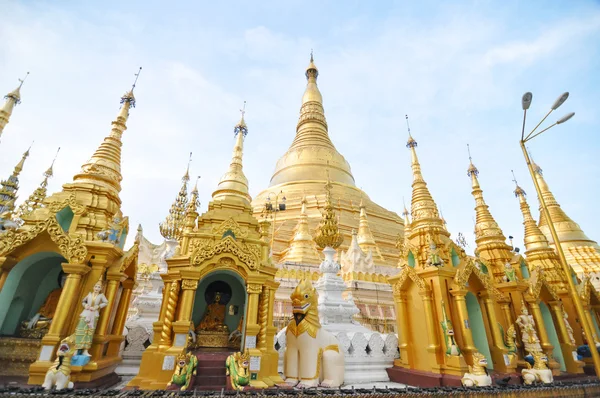 Pagoda Shwedagon Paya, Yangon, Myanmar — Stock fotografie