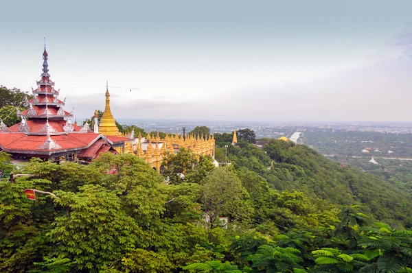 Mandalay Hill en Myanmar — Foto de Stock