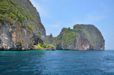 Tayland'daki phang nga Milli Parkı Adası 