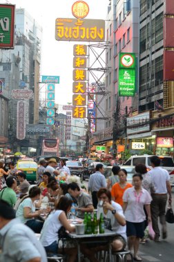 Bangkok, Tayland - 26 Mart: yaowarat yol