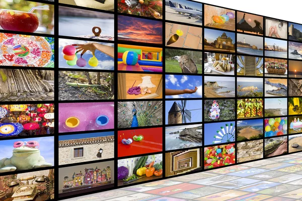 HDTV uitzending concept — Stockfoto