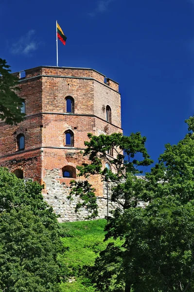 게 타워는 위 성곽의 유일한 나머지 부분 — 스톡 사진