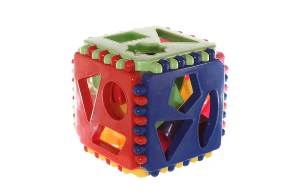 Cube logique différentes formes géométriques — Photo