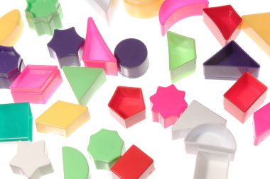 üçgen elmas daire farklı geometrik şekiller arka plan