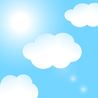 gökyüzü güneş ve bulut