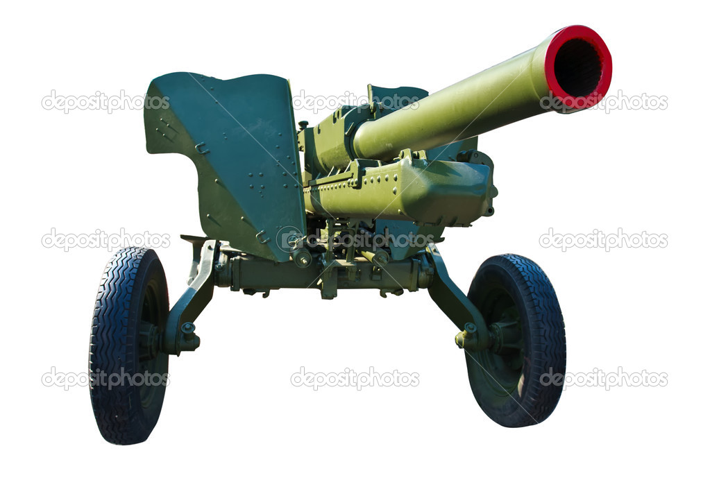old artillery gun