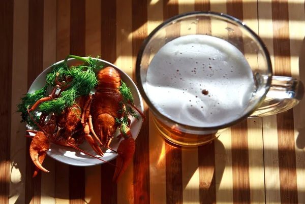 Beer crayfish — Stock Photo, Image