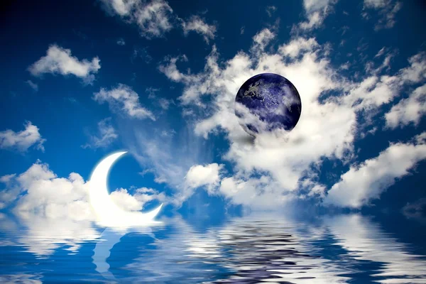 Calm moon — Stock Photo, Image